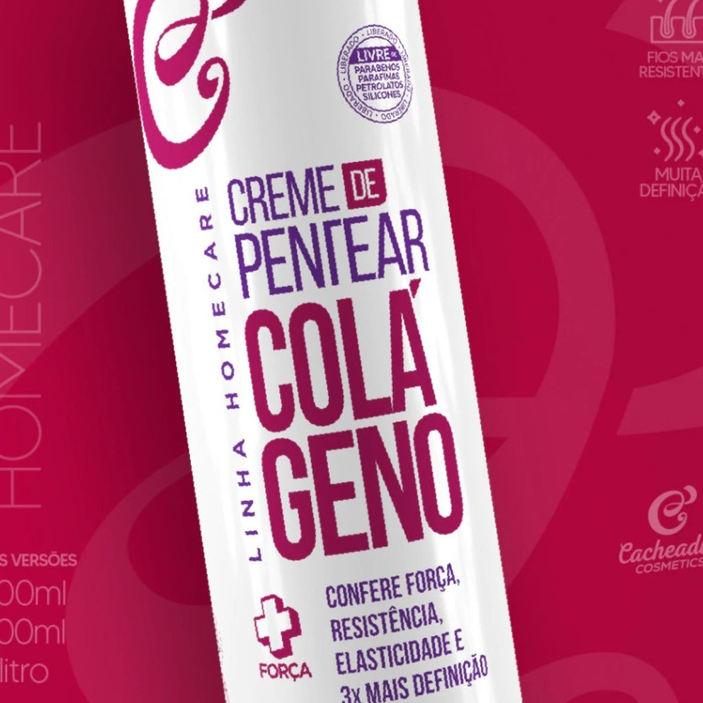 Creme de Pentear Colágeno Cacheadu's 1L