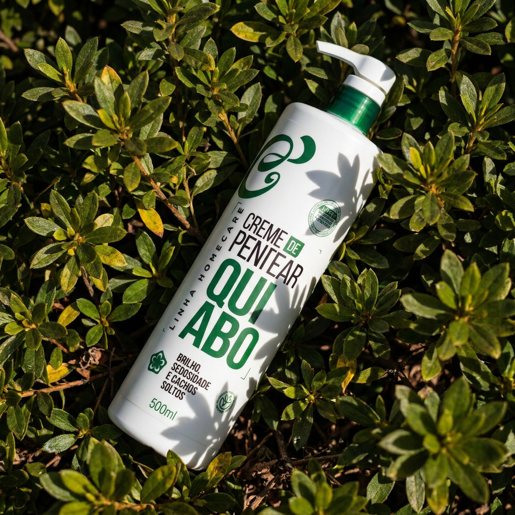 Creme de Pentear Quiabo Cacheadu's - Cachos Soltos e Brilho